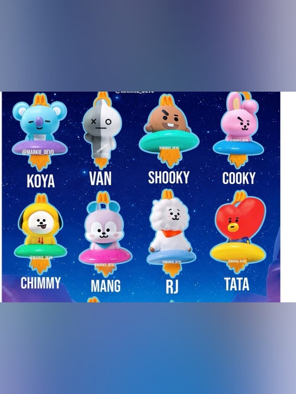 Koya Bt21 Mcdonald Toy